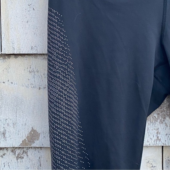 Athleta Black Reflective Leggings - Picture 3 of 6